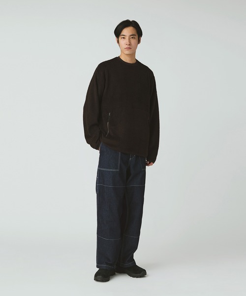 Snow Peak(スノーピーク)の「Snow Peak / Thermo Control Pullover サーモコントロールプルオーバー(その他トップス・メンズ・グレー/ブラック/ダークブラウン・S/M/L/XL/1)」の6枚目の写真