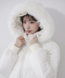 エムエメ　ダウン　ホワイト me+em select｜ミームセレクトのダウンジャケット/コート通販 - ZOZOTOWN