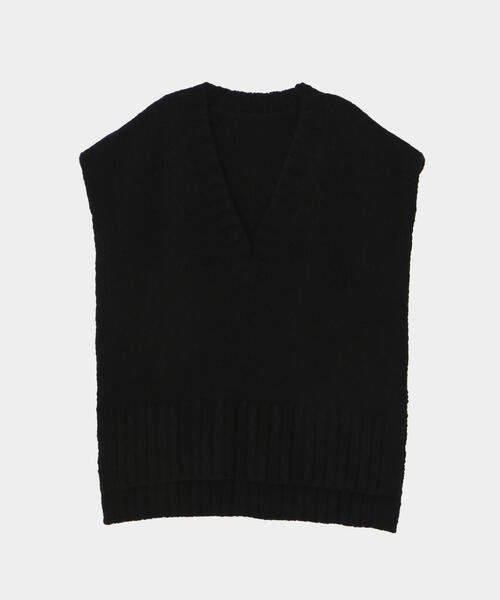 LE PHIL(ルフィル)の「◆Vネックニットジレ(ベスト・レディース・ブラウン/グレー/ブラック・F)」の14枚目の写真