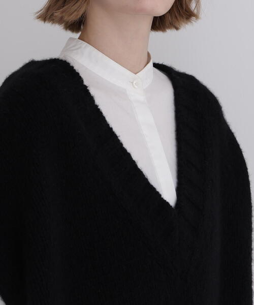 LE PHIL(ルフィル)の「◆Vネックニットジレ(ベスト・レディース・ブラウン/グレー/ブラック・F)」の19枚目の写真