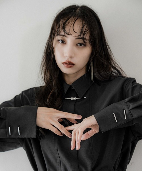 HARE（ハレ）の「KANAGUシャツ(HARE)（シャツ/ブラウス・レディース・ブラック/ホワイト・FREE）」の20枚目の写真