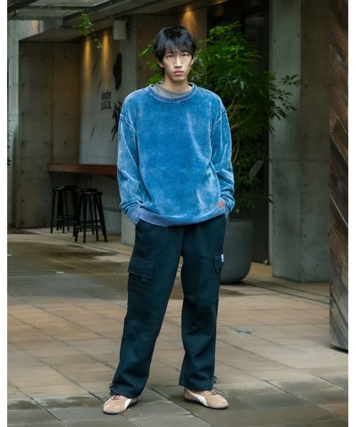 BILLABONG(ビラボン)の「BILLABONG メンズ GARAGE CREW NECK セーター 【2025年秋冬モデル】 @autumn /ビラボンレザーロゴワンポイントクルーネックニットセーター(ニット/セーター・メンズ・チャコールグレー/インディゴブルー/ブラウン・MEDIUM/LARGE/X-LARGE)」の22枚目の写真