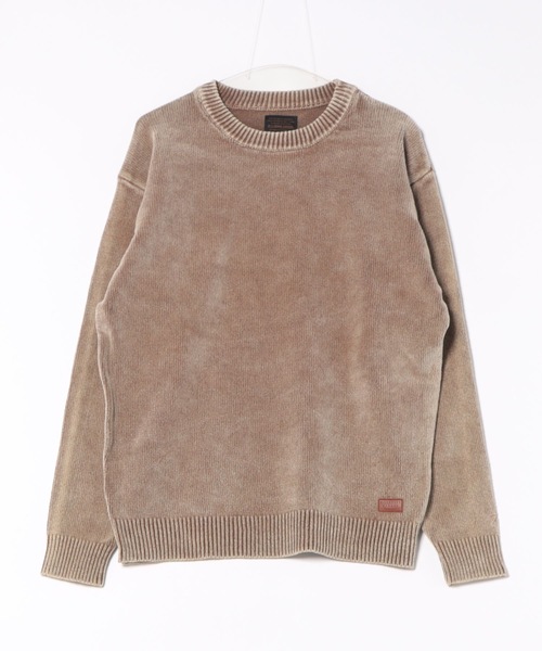 BILLABONG(ビラボン)の「BILLABONG メンズ GARAGE CREW NECK セーター 【2025年秋冬モデル】 @autumn /ビラボンレザーロゴワンポイントクルーネックニットセーター(ニット/セーター・メンズ・チャコールグレー/インディゴブルー/ブラウン・MEDIUM/LARGE/X-LARGE)」の21枚目の写真
