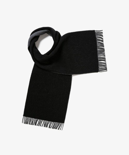 LACOSTE(ラコステ)の「リバーシブルメリノウールマフラー(マフラー・メンズ・グレー系その他/ブラック×ブラック・FREE)」の12枚目の写真