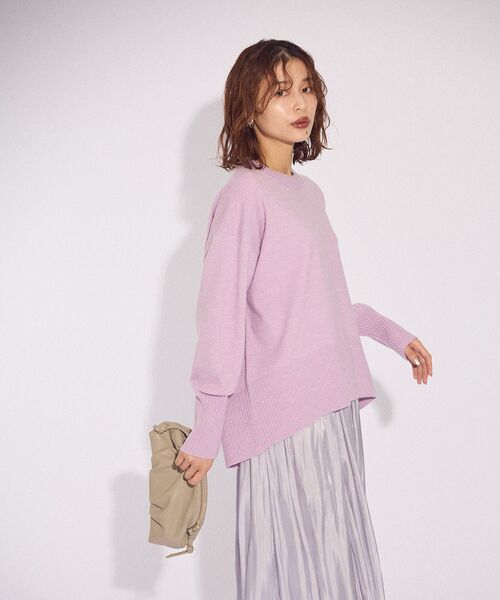 セール】ふわもっちニットプルオーバー（ニット/セーター）｜Green