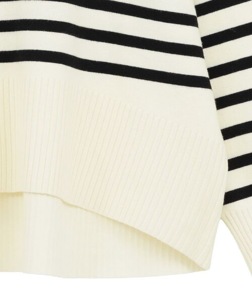 Green　Parks（グリーンパークス）の「ふわもっちニットプルオーバー（ニット/セーター・レディース・モカ/イエロー/ネイビー/パープル/ボルドー/オフホワイト/杢グレー/その他7・FREE）」の12枚目の写真