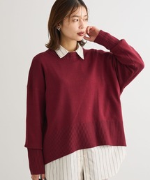 ふわもっちニットプルオーバー
