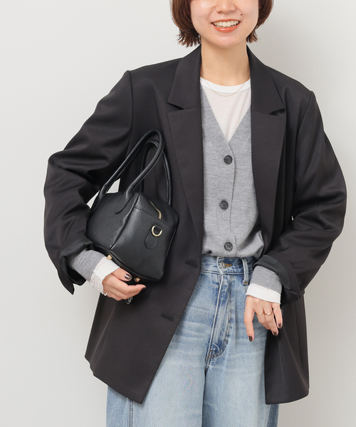 JOURNAL STANDARD relume(ジャーナルスタンダード レリューム)の「《追加 / 新色》ダブルフロントテーラードジャケット(テーラードジャケット・レディース・チャコールグレー/ブラック・FREE)」の16枚目の写真