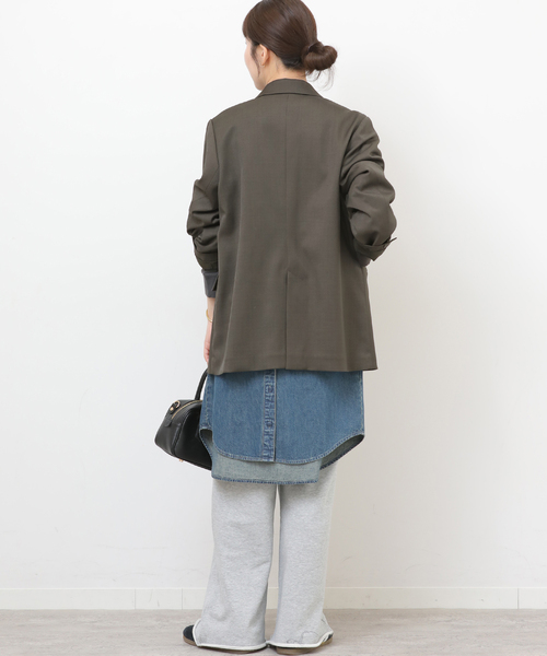 追加 / 新色》ダブルフロントテーラードジャケット（テーラード