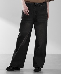 RUUBON | 【RUUBON】vintage washed straight denim pants / ヴィンテージ ウォッシュド ストレートデニムパンツ(デニムパンツ)