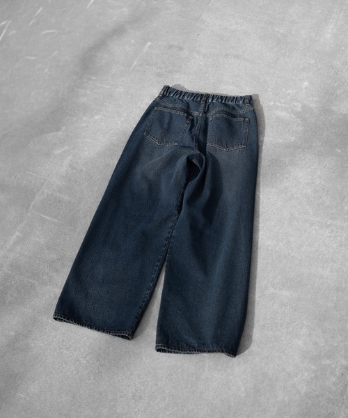 RUUBON(ルーボン)の「【RUUBON】vintage washed straight denim pants / ヴィンテージ ウォッシュド ストレートデニムパンツ(デニムパンツ・メンズ・インディゴブルー/サックスブルー/ブラック/ライトグレー・L/M/S)」の10枚目の写真