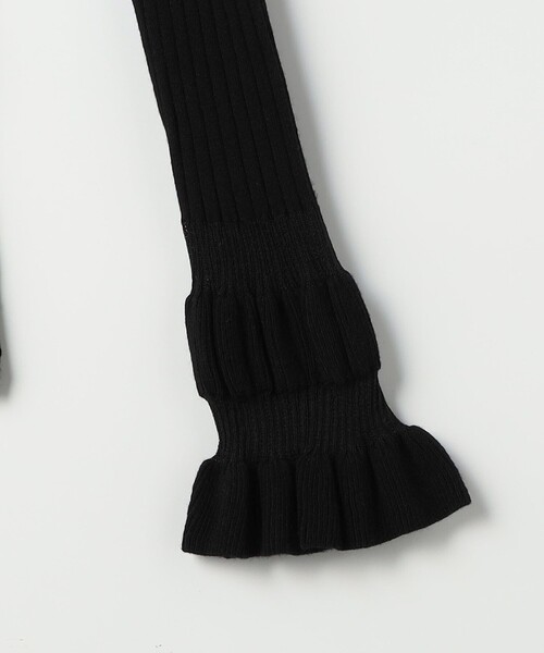 fredy couleur（フレディクルール）の「袖口フリルリブニット（ニット/セーター・レディース・オフホワイト/チャコールグレー/ブラック・38）」の18枚目の写真