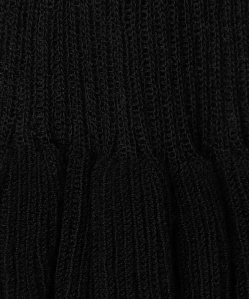 fredy couleur（フレディクルール）の「袖口フリルリブニット（ニット/セーター・レディース・オフホワイト/チャコールグレー/ブラック・38）」の19枚目の写真