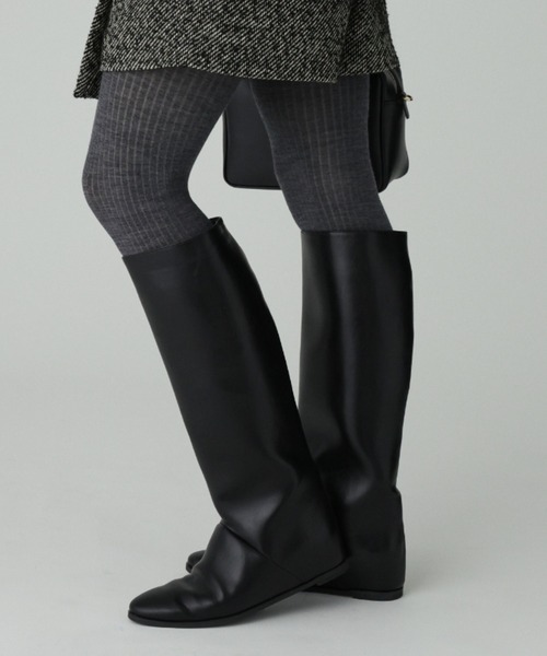 BABYLONE（バビロン）の「ロングブーツ（ブーツ・レディース・ブラウン/ブラック・37inch/38inch）」の11枚目の写真