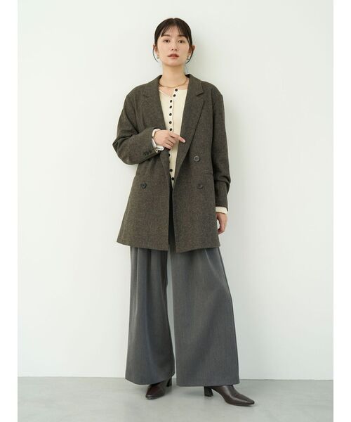 セール】レーススリーブニットプルオーバー（ニット/セーター