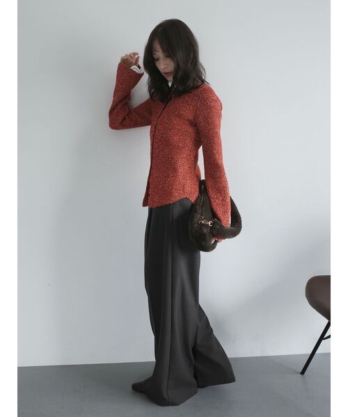 セール】レーススリーブニットプルオーバー（ニット/セーター