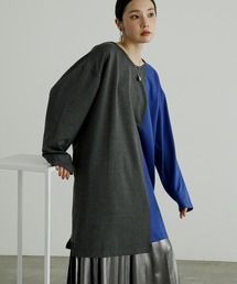 n'OrLABEL | 『身頃切替タック袖T長袖』(Tシャツ/カットソー)