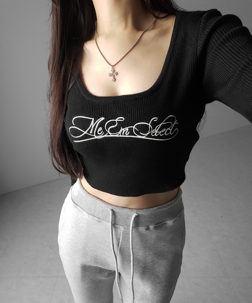 me+em select(ミームセレクト)の「【 2color 】ハイウエストワンホンスウェットフレアパンツ / high waist wanghong sweat flare pants(スウェットパンツ・レディース・グレー/ブラック・FREE)」の17枚目の写真