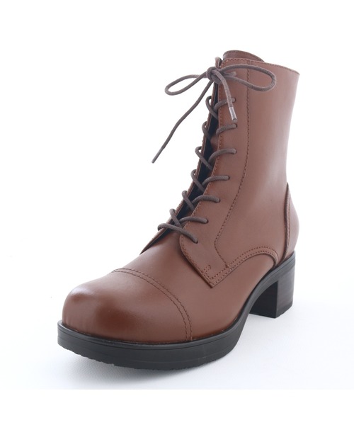 あしながおじさん（アシナガオジサン）の「防滑｜レースアップブーツ　2810597（ブーツ・レディース・ブラウン/ダークブラウン/ブラック・22.5cm/23cm/23.5cm/24cm/24.5cm）」の6枚目の写真