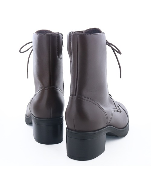 あしながおじさん（アシナガオジサン）の「防滑｜レースアップブーツ　2810597（ブーツ・レディース・ブラウン/ダークブラウン/ブラック・22.5cm/23cm/23.5cm/24cm/24.5cm）」の10枚目の写真
