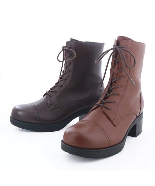 あしながおじさん（アシナガオジサン）の「防滑｜レースアップブーツ　2810597（ブーツ・レディース・ブラウン/ダークブラウン/ブラック・22.5cm/23cm/23.5cm/24cm/24.5cm）」の11枚目の写真