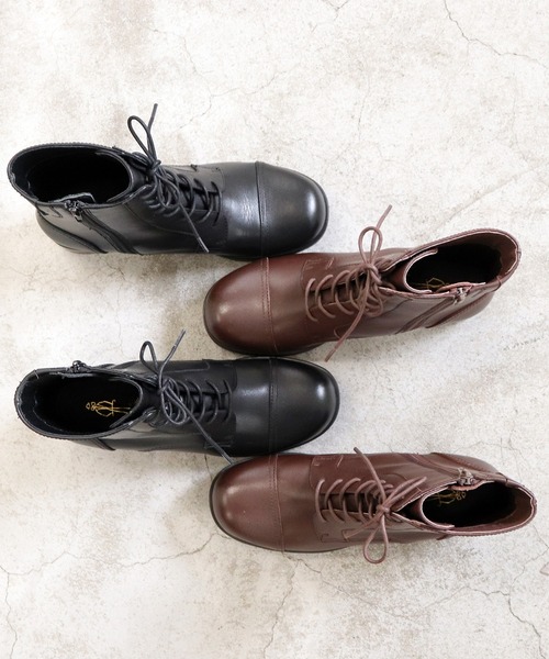 あしながおじさん（アシナガオジサン）の「防滑｜レースアップブーツ　2810597（ブーツ・レディース・ブラウン/ダークブラウン/ブラック・22.5cm/23cm/23.5cm/24cm/24.5cm）」の20枚目の写真