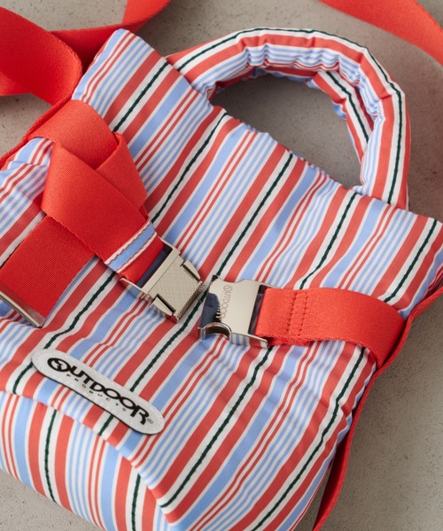 Unitage(ユニテージ)の「【OUTDOOR PRODUCTS】2way Belt Tote(ショルダーバッグ・レディース・オレンジ/サックスブルー・FREE)」の5枚目の写真