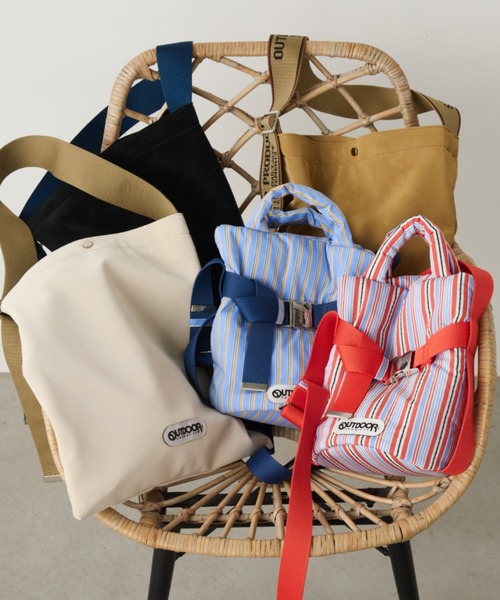 Unitage(ユニテージ)の「【OUTDOOR PRODUCTS】2way Belt Tote(ショルダーバッグ・レディース・オレンジ/サックスブルー・FREE)」の9枚目の写真