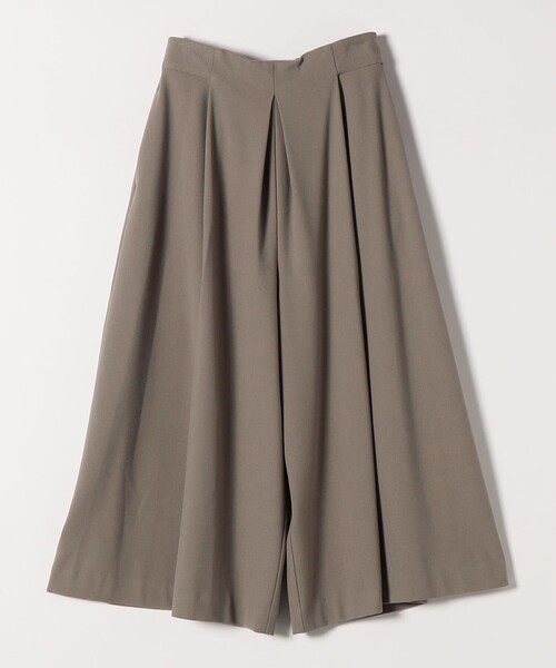 quaranciel(カランシエル)の「quaranciel:〈洗濯機可能〉ウォーム タック ワイド キュロット パンツ(その他パンツ・レディース・ブラック/チャコールグレー・40/38/36)」の17枚目の写真
