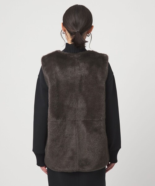 セール】フェイクファー ベスト（ベスト）｜green label relaxing