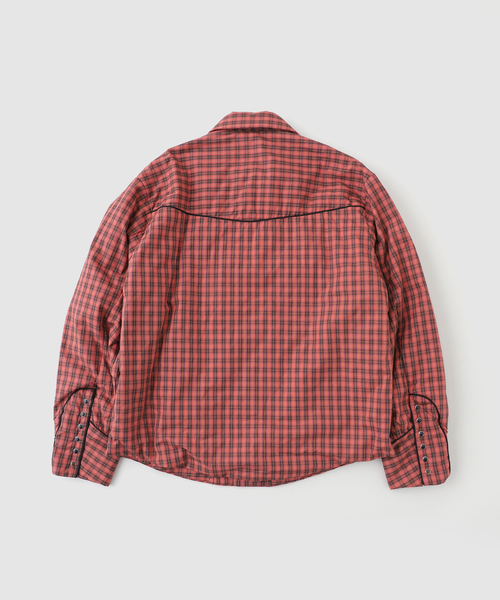 TANAKA（タナカ）の「TANAKA / タナカ PADDED WESTERN SHIRT（シャツ/ブラウス・メンズ・レッド系その他・MEDIUM/LARGE）」の2枚目の写真