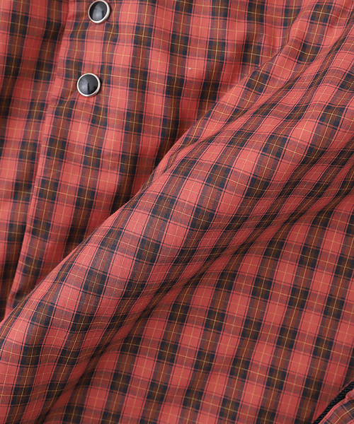 TANAKA（タナカ）の「TANAKA / タナカ PADDED WESTERN SHIRT（シャツ/ブラウス・メンズ・レッド系その他・MEDIUM/LARGE）」の6枚目の写真