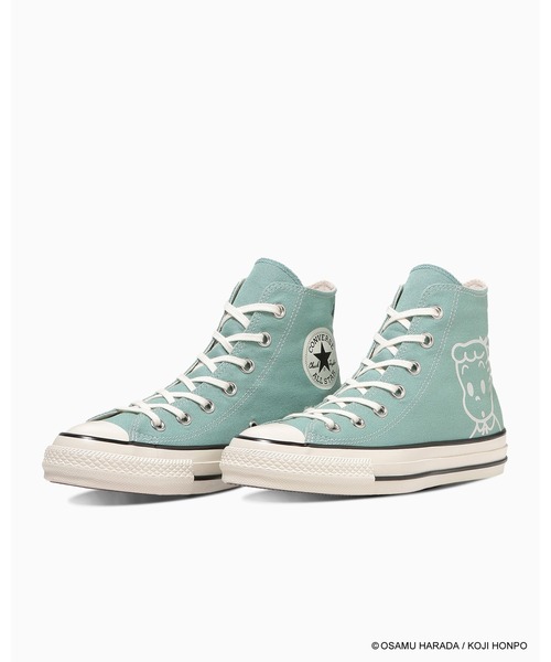 CONVERSE ALL STAR(コンバースオールスター)の「ALL STAR AGED HI / OSAMU GOODS / オールスター エイジド HI / オサムグッズ(スニーカー・メンズ・ブルー・4/3.5/6.5/5.5/5/4.5)」の1枚目の写真