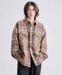 Revo. ウールブレンド ブークレチェック CPO ジャケット