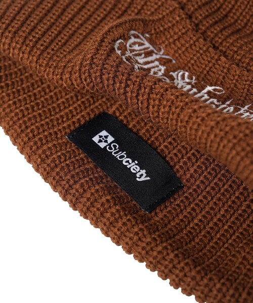 Subciety(サブサエティ)の「Low watch(ニットキャップ/ビーニー・メンズ・ブラック/オレンジ/ネイビー/キャメル・FREE)」の20枚目の写真