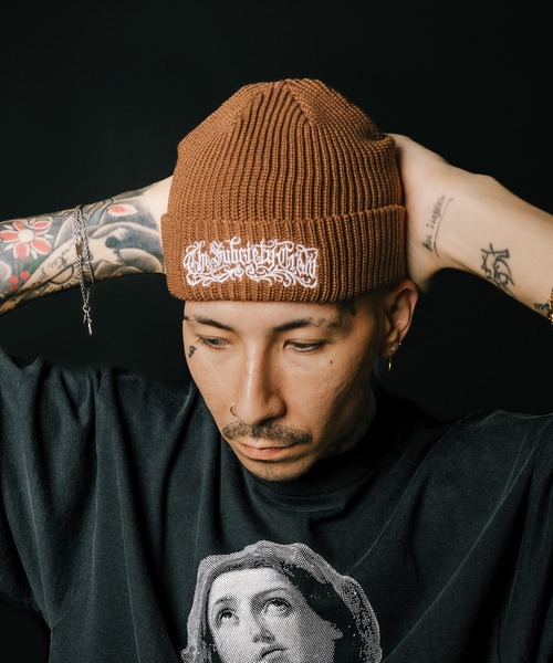 Subciety（サブサエティ）の「Low watch（ニットキャップ/ビーニー・メンズ・ブラック/オレンジ/ネイビー/キャメル・FREE）」の3枚目の写真