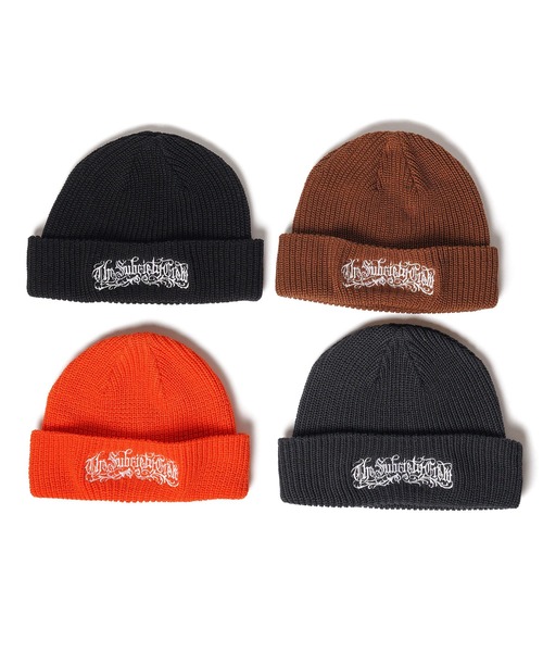 Subciety（サブサエティ）の「Low watch（ニットキャップ/ビーニー・メンズ・ブラック/オレンジ/ネイビー/キャメル・FREE）」の5枚目の写真
