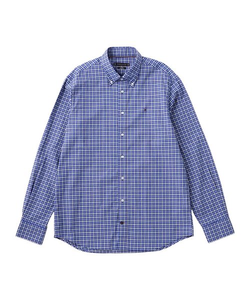 TOMMY HILFIGER(トミーヒルフィガー)の「オックスフォードチェックシャツ(シャツ/ブラウス・メンズ・マルチ/ブルー・40inch)」の2枚目の写真