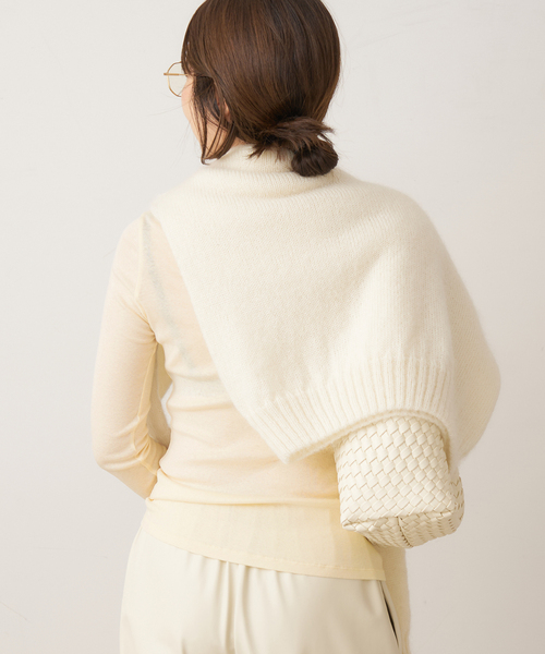plage(プラージュ)の「FLORE FLORE / フローレフローレ OLIVIA LONGSLEEVE トップス(Tシャツ/カットソー・レディース・ブラック/アイボリー・FREE)」の22枚目の写真