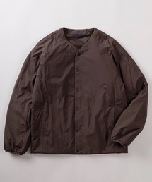 YS ノーカラー ブラウンジャケット ノーカラージャケット ブラウン | ONLY ONLINE STORE