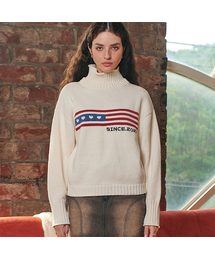 BITTER CELLS（ビターセルズ）の「ジョニー タートルネック ニット-アイボリー（ニット/セーター）」