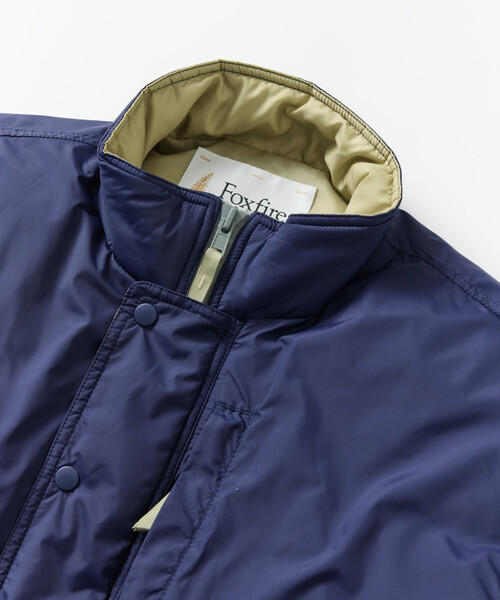 Foxfire(フォックスファイヤー)の「Foxfire/フォックスファイヤー 別注 Destination padding JKT ディストネーション パディング ジャケット(ブルゾン・メンズ・ブラック/オフホワイト/ネイビー・LARGE/MEDIUM)」の15枚目の写真