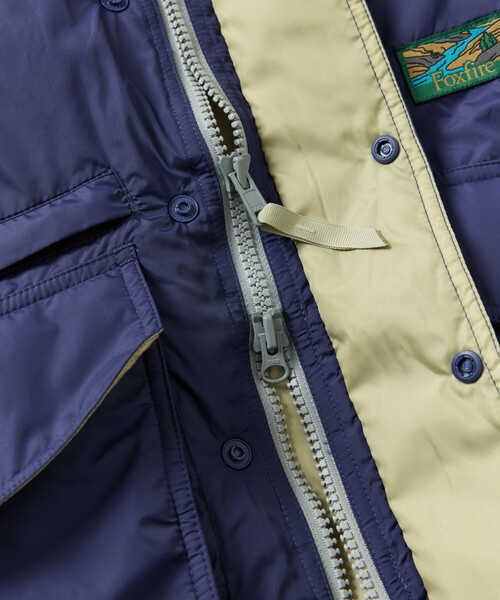 Foxfire(フォックスファイヤー)の「Foxfire/フォックスファイヤー 別注 Destination padding JKT ディストネーション パディング ジャケット(ブルゾン・メンズ・ブラック/オフホワイト/ネイビー・LARGE/MEDIUM)」の17枚目の写真