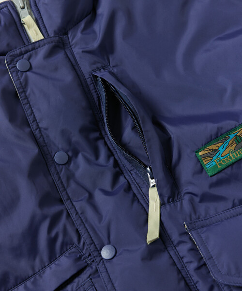 Foxfire(フォックスファイヤー)の「Foxfire/フォックスファイヤー 別注 Destination padding JKT ディストネーション パディング ジャケット(ブルゾン・メンズ・ブラック/オフホワイト/ネイビー・LARGE/MEDIUM)」の18枚目の写真