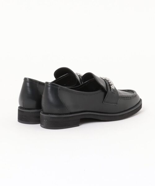 Bridget Birkin（ブリジットバーキン）の「【Bridget Birkin】ラインストーンローファー(51622B)（ローファー・レディース・ブラック/ブラック系その他・22.5/23.5/24/24.5/23）」の3枚目の写真
