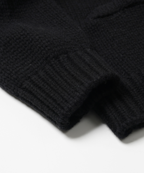 FRIZMWORKS(フリズムワークス)の「HEAVY COWICHAN ZIP UP CARDIGAN _ BLACK(カーディガン/ボレロ・メンズ・その他・SMALL/MEDIUM/LARGE/X-LARGE)」の6枚目の写真