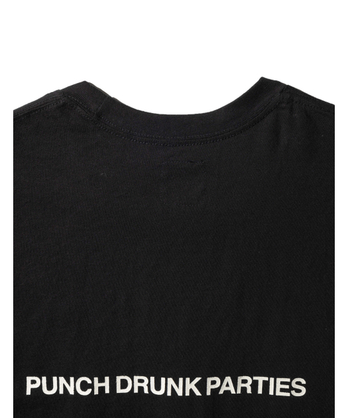 PUNCH DRUNK PARTIES(パンチドランクパーティーズ)の「Circle Logo Narrow Tee (BLACK)(Tシャツ/カットソー・レディース・ブラック・1/2/3)」の4枚目の写真