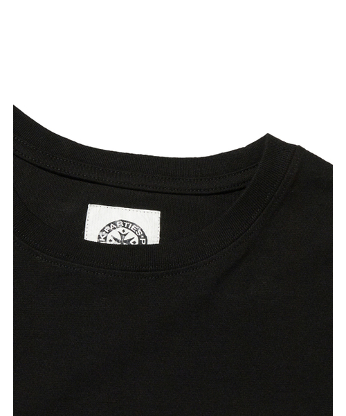 PUNCH DRUNK PARTIES(パンチドランクパーティーズ)の「Circle Logo Narrow Tee (BLACK)(Tシャツ/カットソー・レディース・ブラック・1/2/3)」の5枚目の写真