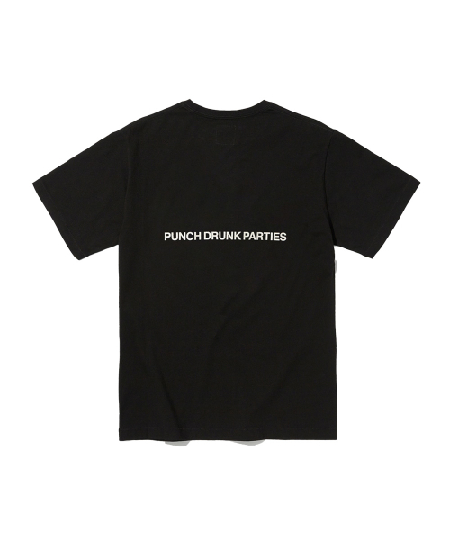 PUNCH DRUNK PARTIES(パンチドランクパーティーズ)の「Circle Logo Narrow Tee (BLACK)(Tシャツ/カットソー・レディース・ブラック・1/2/3)」の6枚目の写真