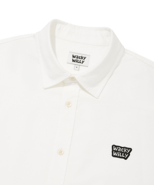 Wacky WiLLy(ワッキーウィリー)の「ワッペンオックスフォード半袖シャツホワイト(シャツ/ブラウス・レディース・その他・SMALL/MEDIUM/LARGE/X-LARGE)」の4枚目の写真
